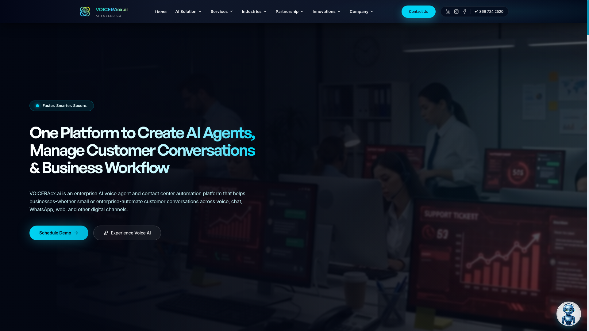 VOICERAcx website